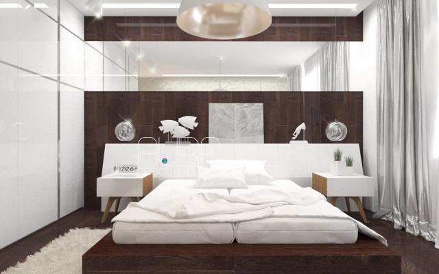 Дизайн-проект спальни для парня ул. Вересаева