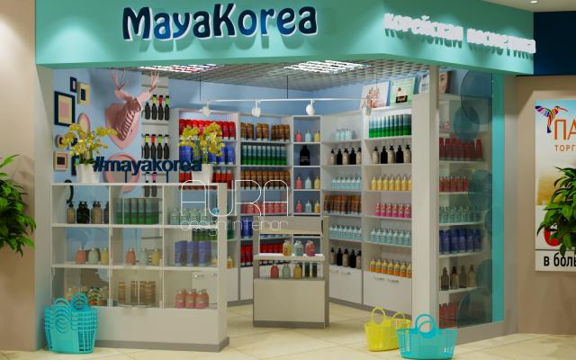 Дизайн магазина косметики "MayaKorea"