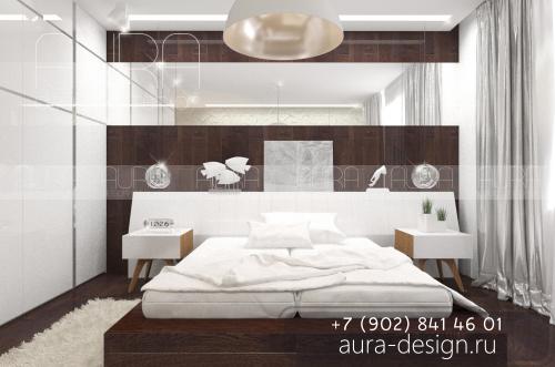 Дизайн-проект спальни для парня ул. Вересаева