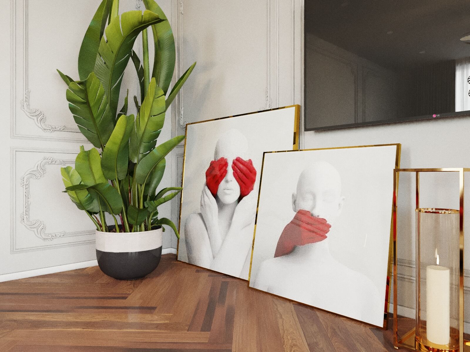 Дизайн гостиной в частных апартаментах. г. Тула.