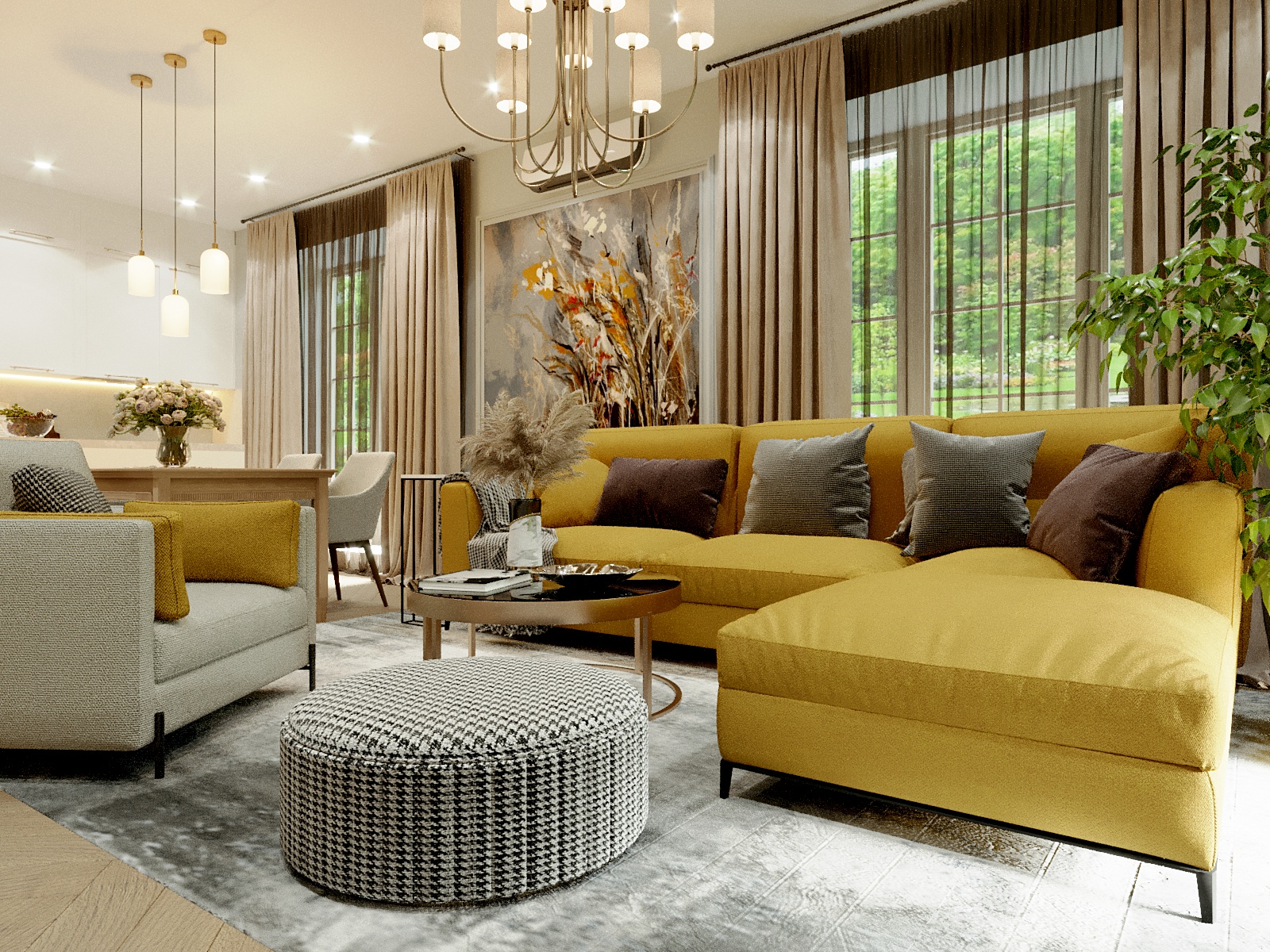 Дизайн дома в Тульской области.