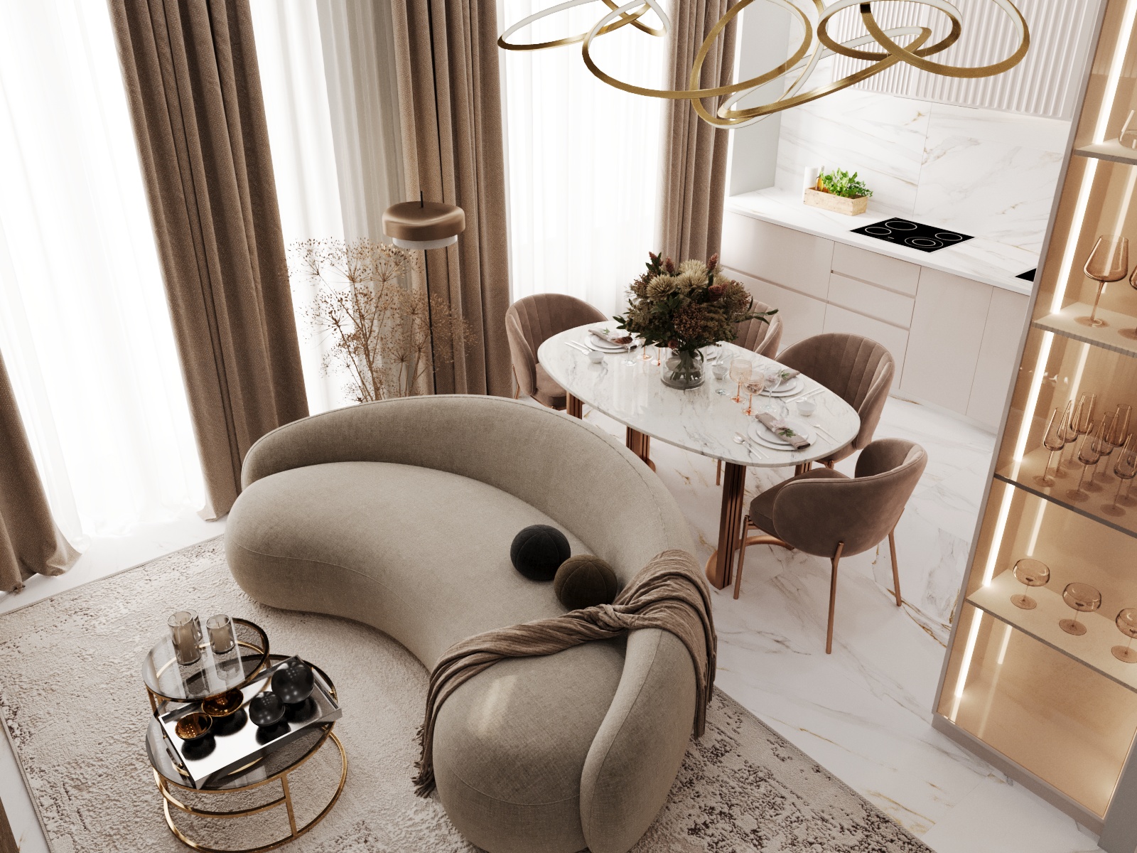 ДИЗАЙН-ПРОЕКТ ТАУНХАУСА ПО УЛ. КАРПОВА, Г. ТУЛА