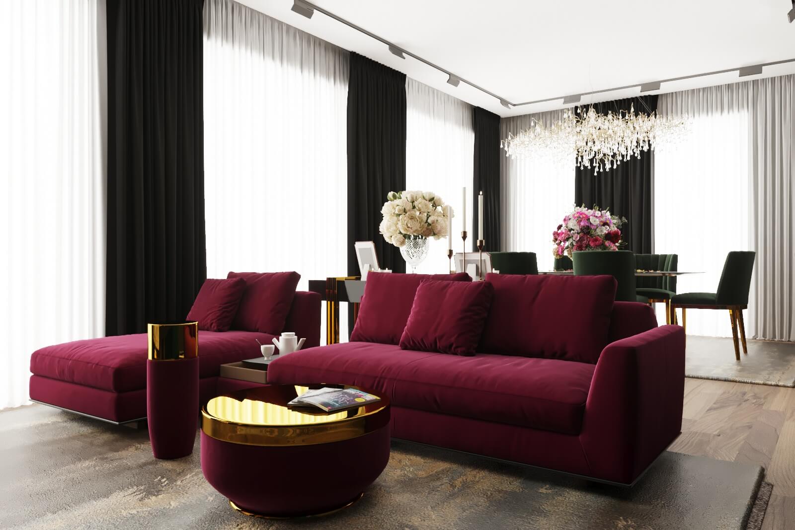 Дизайн кухни-гостиной в загородном доме, г. Калуга 