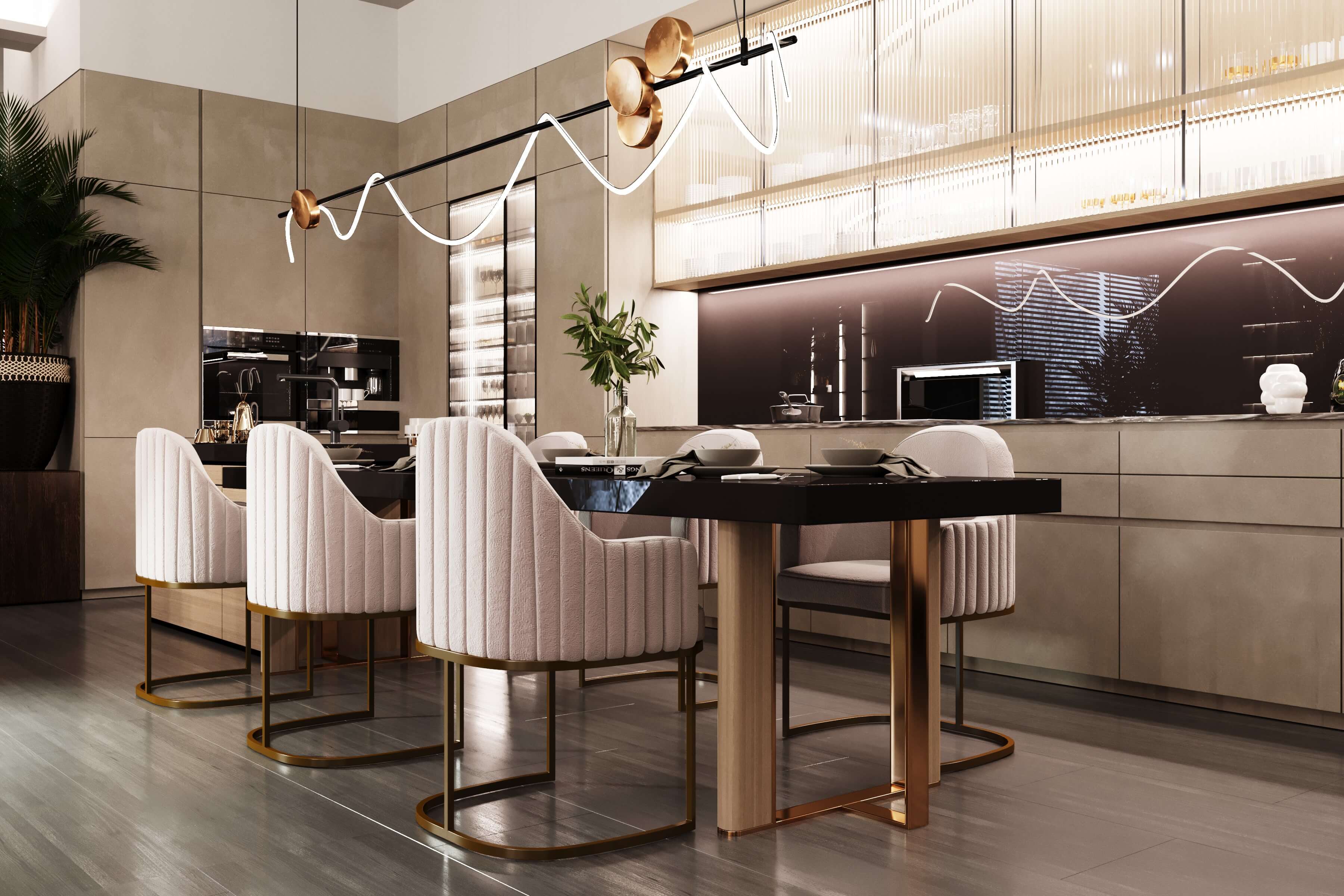 Дизайн кухни-гостиной, г. Подольск