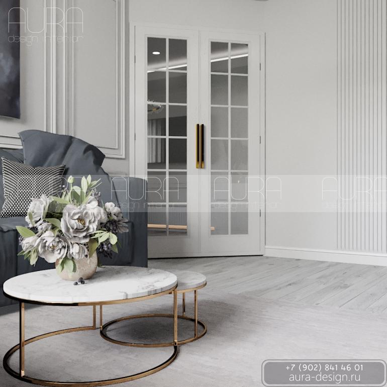 Дизайн гостиной г. Тула